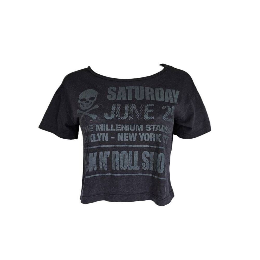 mall goth graphic crop top